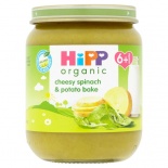 Hipp 6 Month Organic Cheesy Spinach & Potato Bake 125g Jar