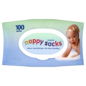 Poly-Lina Nappy Sacks 100 Pack