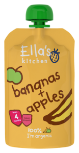 Ella's Kitchen Stage 1 Organic Bananas & Apples 120g