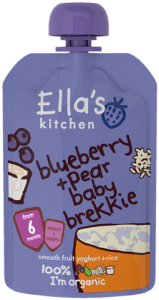 Ella's Kitchen Baby Brekkie Blueberry 'n Pear 100g