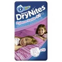 Huggies Dry Nites Pyjama Pants x 10 Girl (4-7 Yrs)