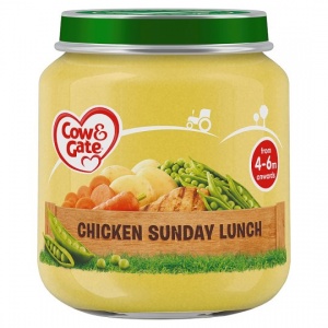 Cow & Gate 4  Month+ Chicken Sunday Lunch 125g Jar