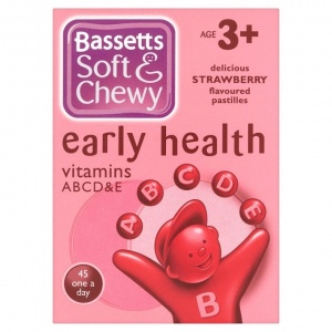Bassetts Early Health Soft And Chewy Vitamins 45's - Strawberry