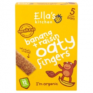 Ella's Kitchen 12 Months+ Organic Bananas & Raisins Nibbly Fingers 5 x 25g