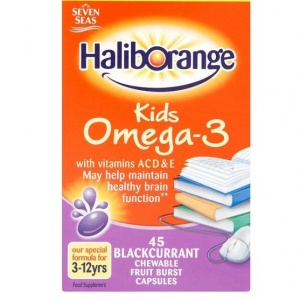 Haliborange Omega 3 Blackcurrant Chews 45 per pack
