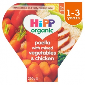 Hipp 12 Month Organic Paella with Mixed Vegetables & Chicken 230g