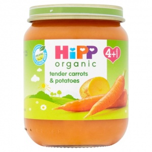 Hipp 4 Month Organic Carrots & Potatoes 125g Jar