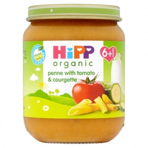 Hipp 6 Month Organic Penne with Tomato & Courgette 125g Jar