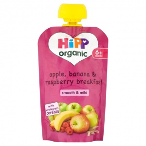 Hipp 6 Month Organic Apple, Banana & Raspberry Breakfast 100g