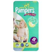 Pampers Baby Dry Economy Pack Size 4+ Maxi Plus 41 per pack (9-20 Kgs)