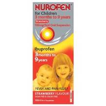 Nurofen Strawberry Liquid For Children 3 months +100ml