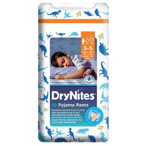 Huggies Dry Nites Pyjama Pants x 10 Boy (3-5 Yrs)