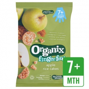 Organix 7 Month Rice Cakes - Apple 50g
