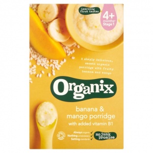 Organix 6 month+ Banana & Mango Porridge 120g