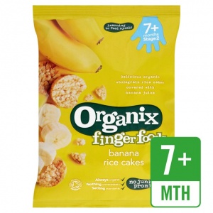 Organix 7 Month Rice Cakes - Banana 50g