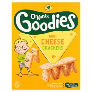 Organix 12 Month Mini Cheese Crackers 80g