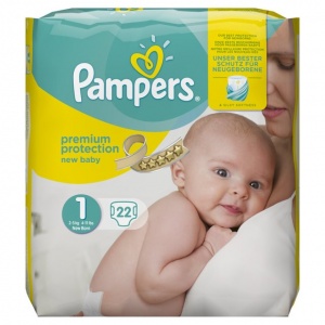Pampers New Baby Size 1 (2-5 Kgs) 22 per pack