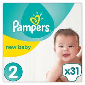 Pampers New Baby Size 2 (4-8 Kgs) 31per pack