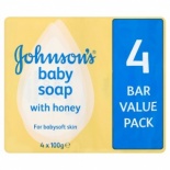 Johnsons Baby Soap 4 Bar Pack