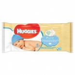 Huggies Pure Baby Wipes 56 per pack
