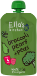Ella's Kitchen Stage 1 Organic Broccoli, Pears & Peas 120g
