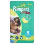Pampers Baby Dry Economy Pack Size 5 Junior 39 per pack (11-25 Kgs)