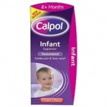 Calpol 2 months + Infant Suspension Strawberry Flavour Liquid 100 ml bottle