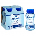 Aptamil First Ready to Feed Milk - 4 x 200ml Bottles