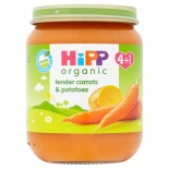 Hipp 4 Month Organic Carrots & Potatoes 125g Jar