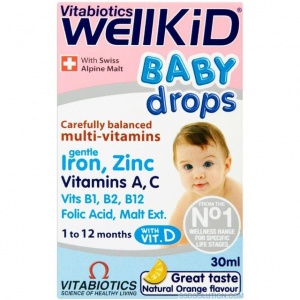 Vitabiotics Well Baby Mutivitamin Drops 30ml